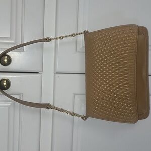 Bally Leather Quilted Shoulder Bag With Gold-tone Hardware